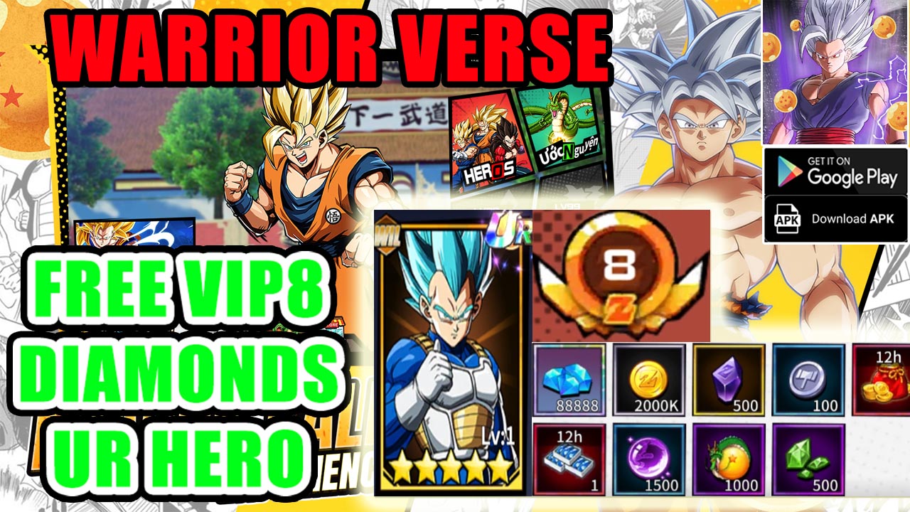 Warrior Verse Gameplay Android iOS APK | Warrior Verse Mobile Dragon Ball RPG Game | Warrior Verse by I.WORK 