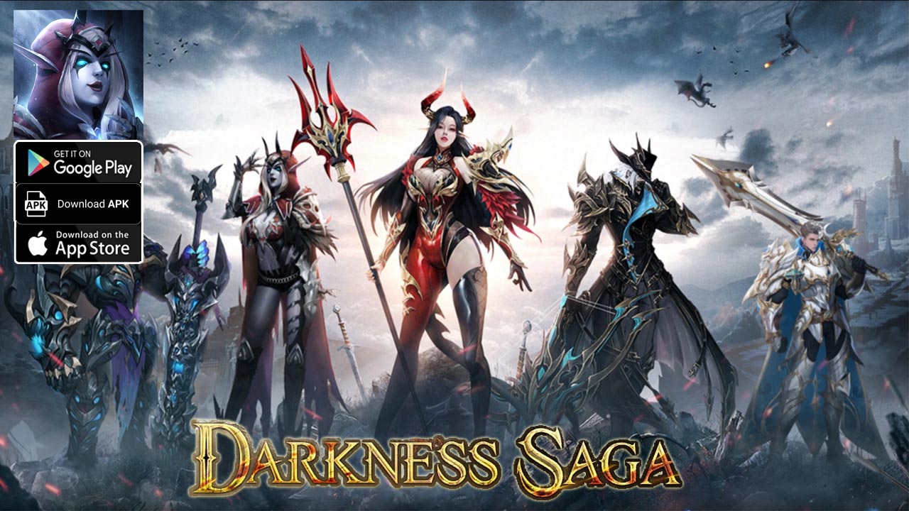 Darkness Saga Gameplay Android iOS Coming Soon | Darkness Saga Mobile 3D MMORPG Game | Darkness Saga by Leniu Games 