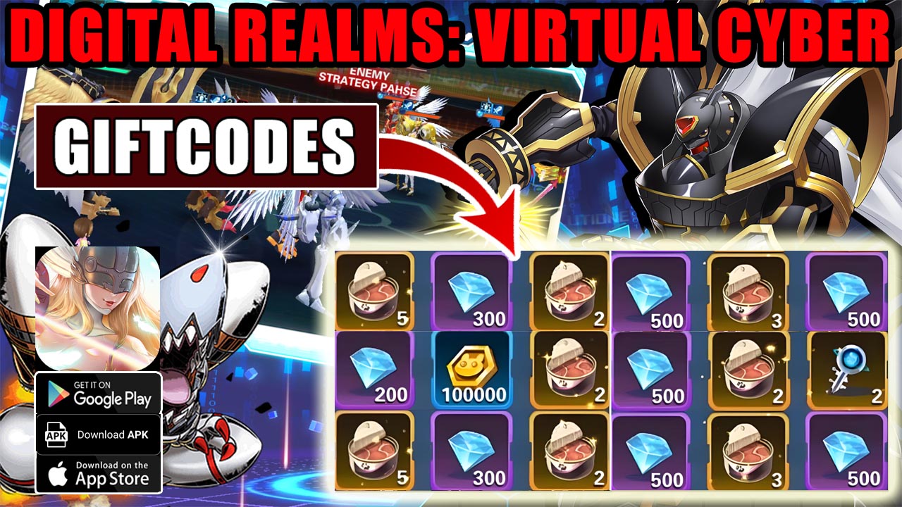 Digital Realms Virtual Cyber & 6 Giftcodes Gameplay Android APK | All Redeem Codes Digital Realms Virtual Cyber - How to Redeem Code | Digital Realms Virtual Cyber by LZ-GAME 