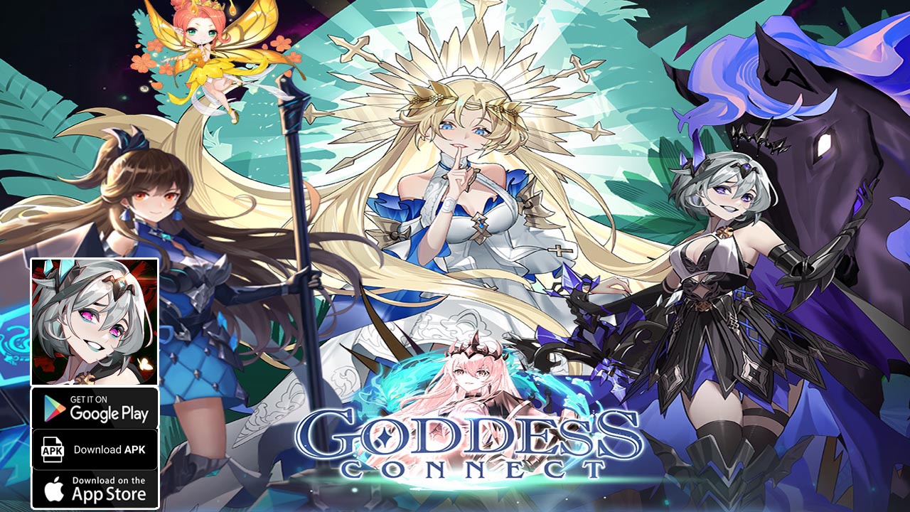 Goddess Connect Gameplay Android iOS APK | Goddess Connect Mobile Idle RPG Game | Goddess Connect by Indofun Games 