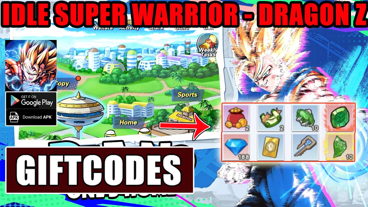 Idle Super Warrior Dragon Z & 2 Giftcodes | All Redeem Codes Idle Super Warrior Dragon Z - How to Redeem Code | Idle Super Warrior Dragon Z by LZ-GAME 
