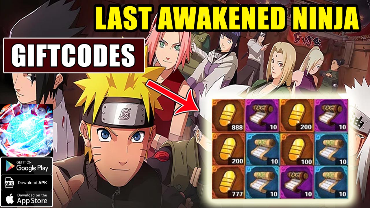 Last Awakened Ninja & 8 Giftcodes Gameplay Android APK | All Redeem Codes Last Awakened Ninja - How to Redeem Code 