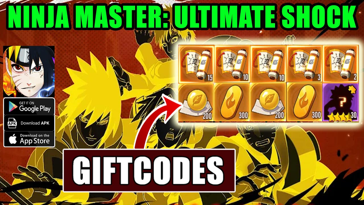 Ninja Master Ultimate Shock & 6 Giftcodes | All Redeem Codes Ninja Master Ultimate Shock - How to Redeem Code | Ninja Master Ultimate Shock by Children of Storms 