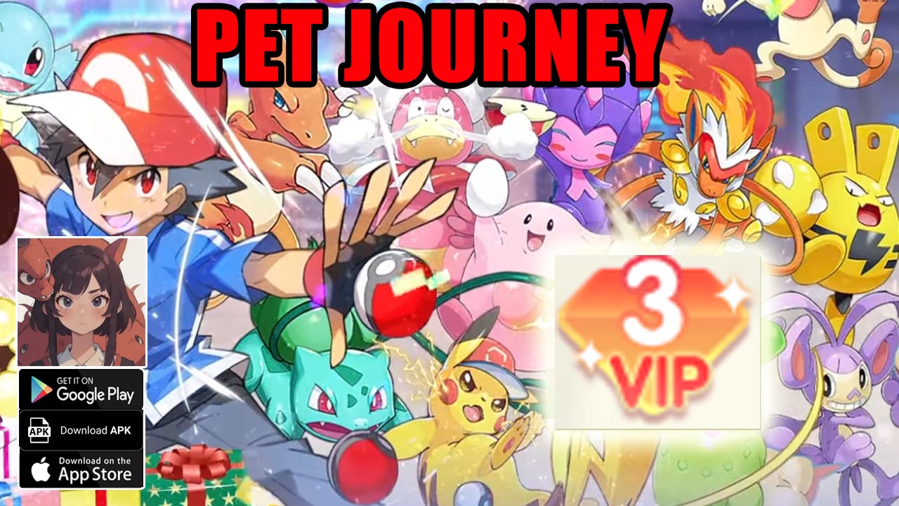 Pet Journey Gameplay Android iOS APK | Pet Journey Mobile Pokemon RPG Game Free VIP3 | Pet Journey by Battle Underground 