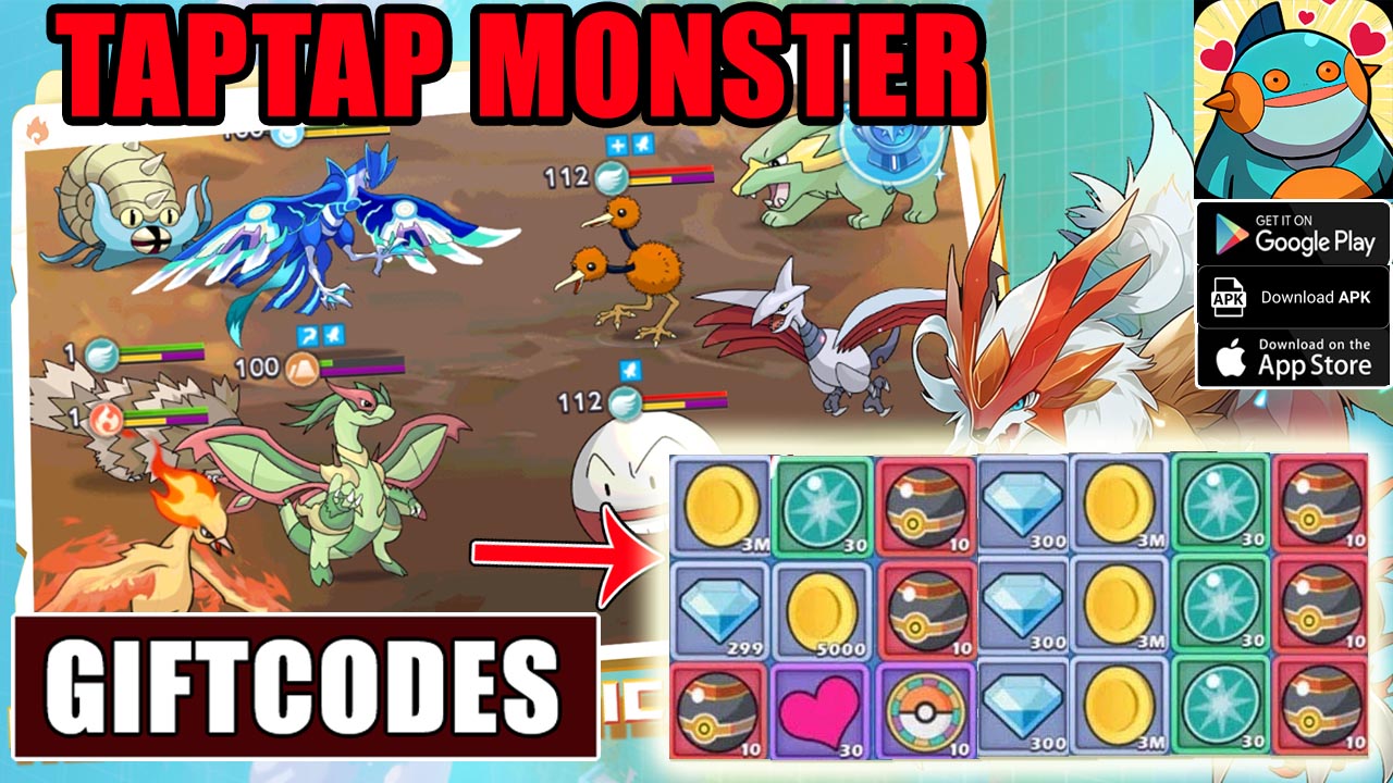 Taptap Monster & 12 Giftcodes Gameplay Android iOS APK | All Redeem Codes Taptap Monster - How to Redeem Code | Taptap Monster by MTCaiCai 