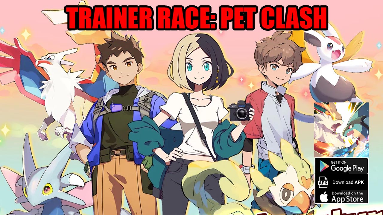 Trainers Race Pet Clash Gameplay Android iOS APK | Trainers Race Pet Clash Mobile Pokemon RPG Game | Trainers Race Pet Clash by HO Kai Wan 

