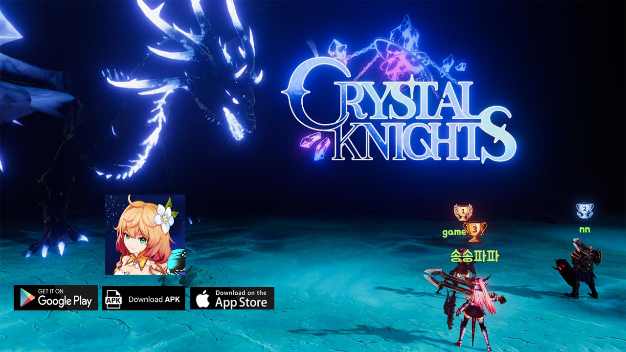 Crystal Knights 32 Player Raid Gameplay Android APK | Crystal Knights - 32 Player Raid Mobile RPG Game | Crystal Knights by DAERISOFT 