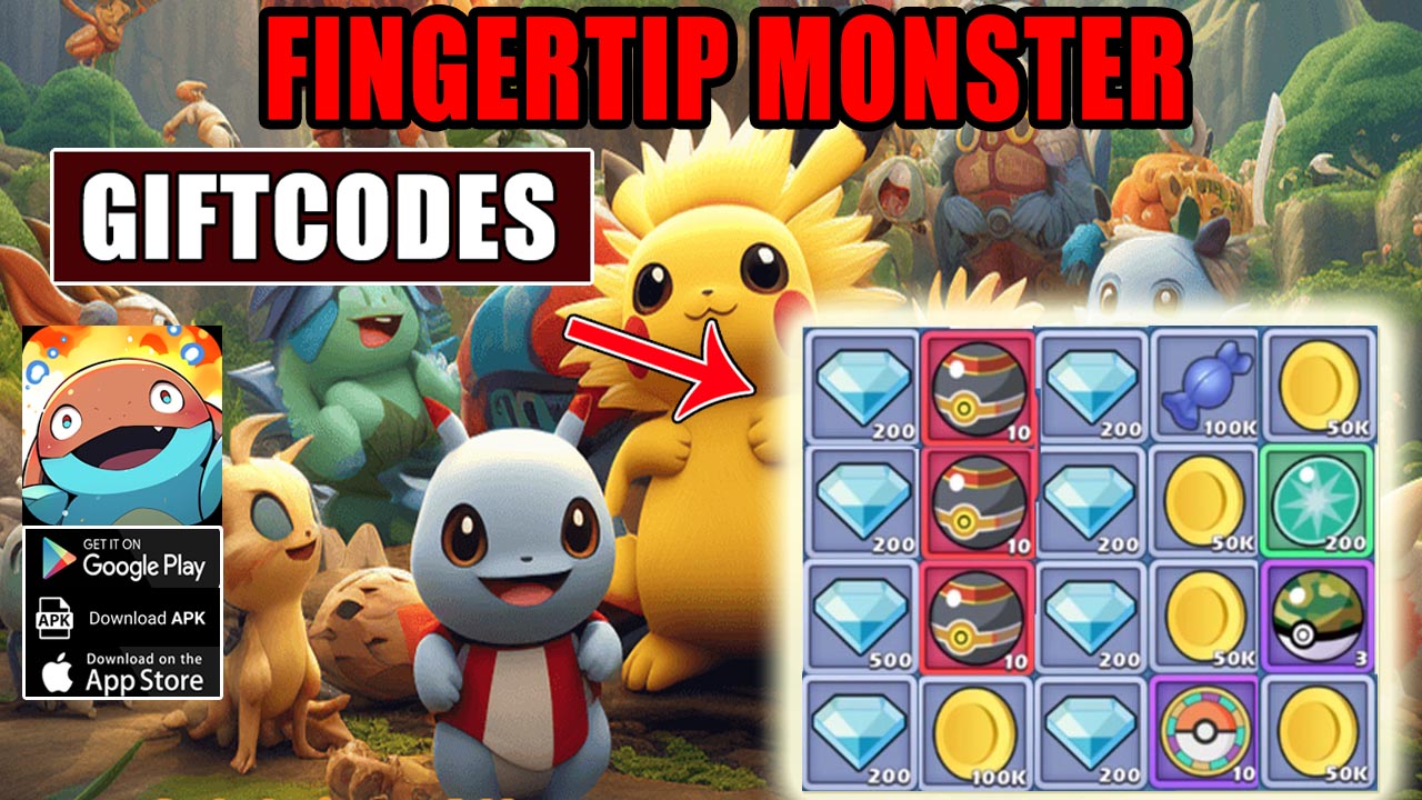 Fingertip Monster & 12 Giftcodes | All Redeem Codes Fingertip Monster - How to Redeem Code | Fingertip Monster by Space Wave Magic Studio 