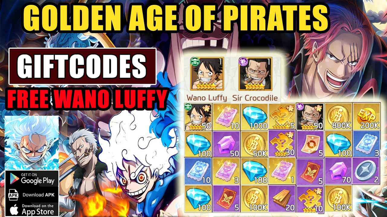 Golden Age of Pirates & 5 Giftcodes | All Redeem Codes Golden Age of Pirates - How to Redeem Code | Golden Age of Pirates by So Mucal 