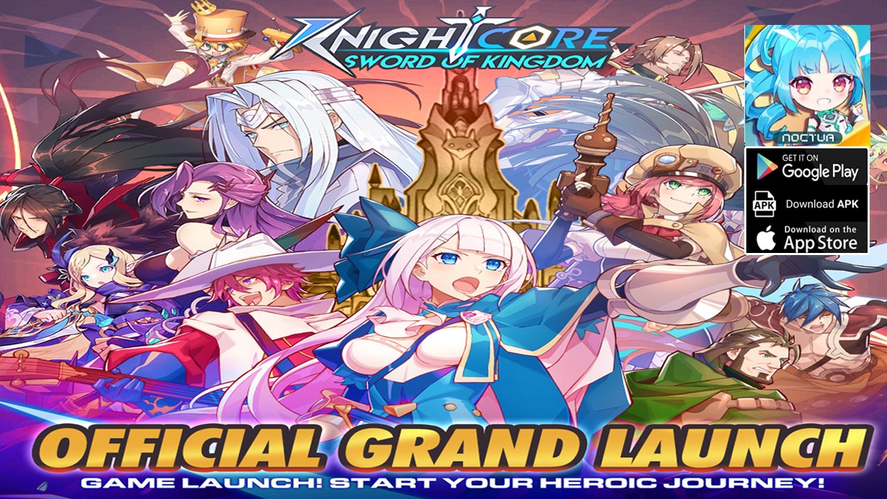 Knightcore Sword of Kingdom Gameplay Android iOS APK | Knightcore Sword of Kingdom Mobile RPG Game | Knightcore Sword of Kingdom by Noctua Games 