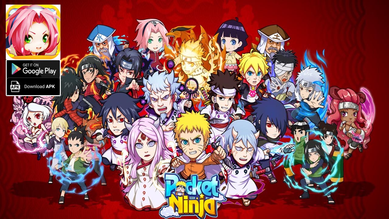 Pocket Ninja Gameplay RPG Android APK | Pocket Ninja Mobile Naruto RPG Game | Pocket Ninja by Funpax 