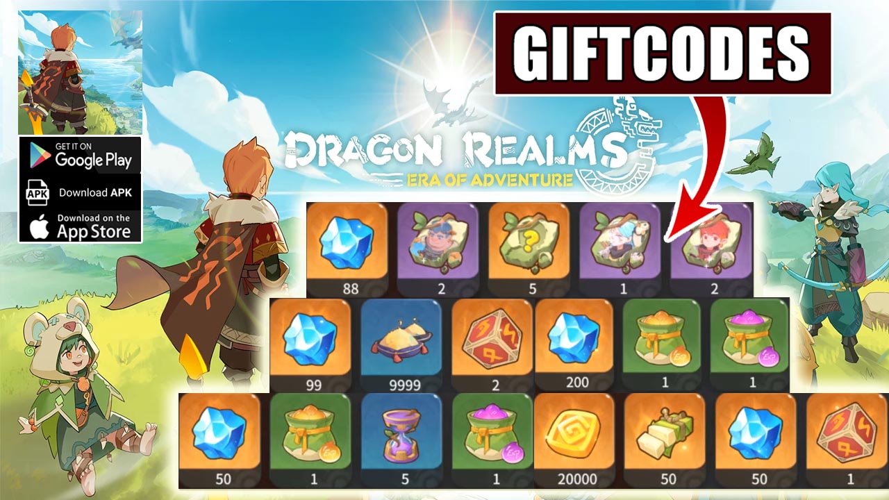 Dragon Realms Era of Adventure & 5 Giftcodes | All Redeem Codes Dragon Realms Era of Adventure - How to REdeem Code | Dragon Realms by VOO PLUS Entertainment Limited 