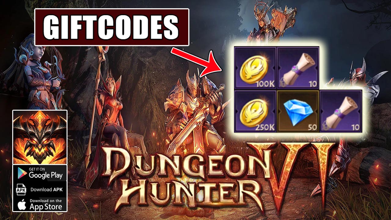 Dungeon Hunter 6 & 5 Giftcodes How to Redeem Code