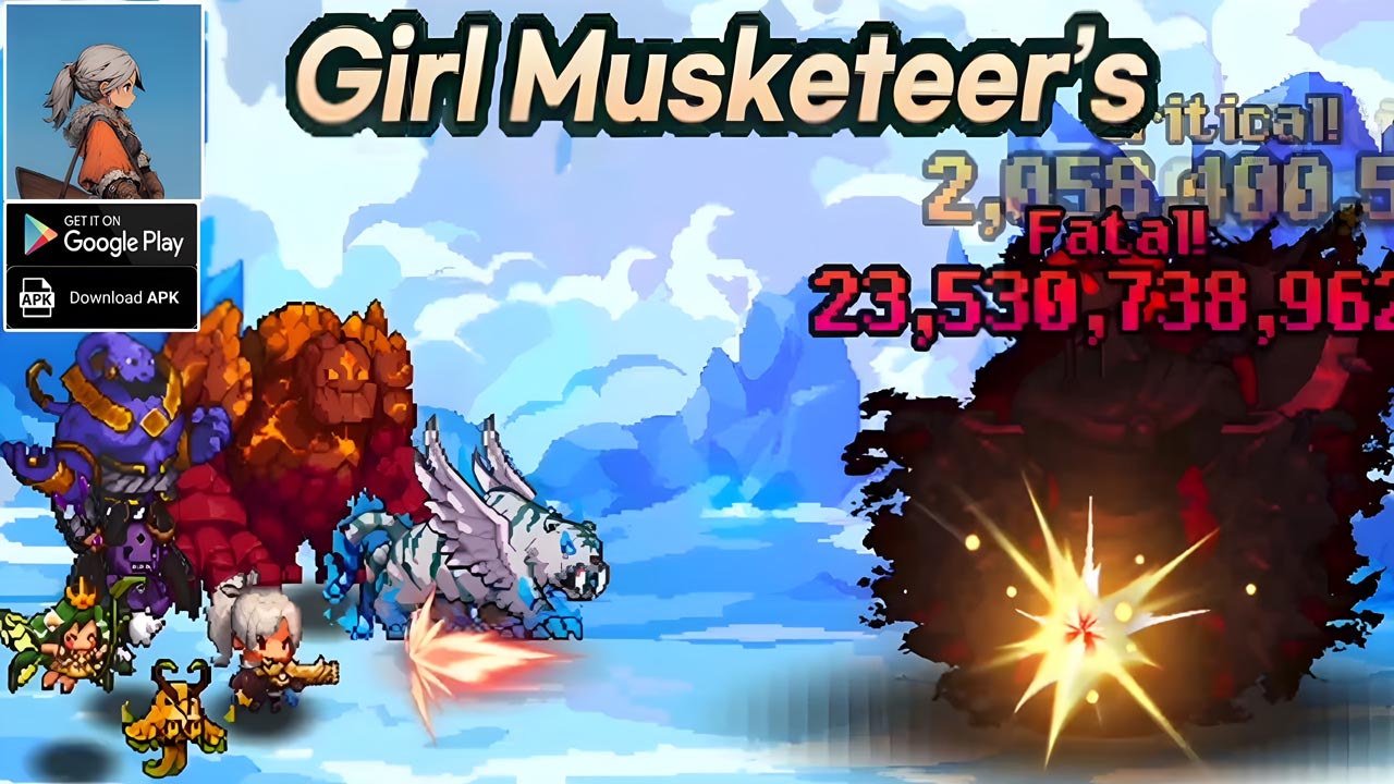 Girl Mustketeer Gameplay Android APK | Girl Mustketeer Mobile RPG Game | Girl Mustketeer by Act Seven Entertainment Inc 