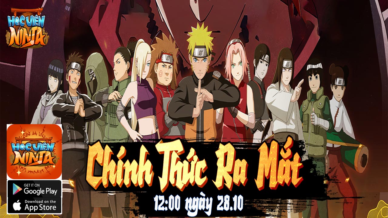 Học Viện Ninja Mobile Gameplay Sắp Ra Mắt Android iOS | Học Viện Ninja Mobile Naruto RPG Game 