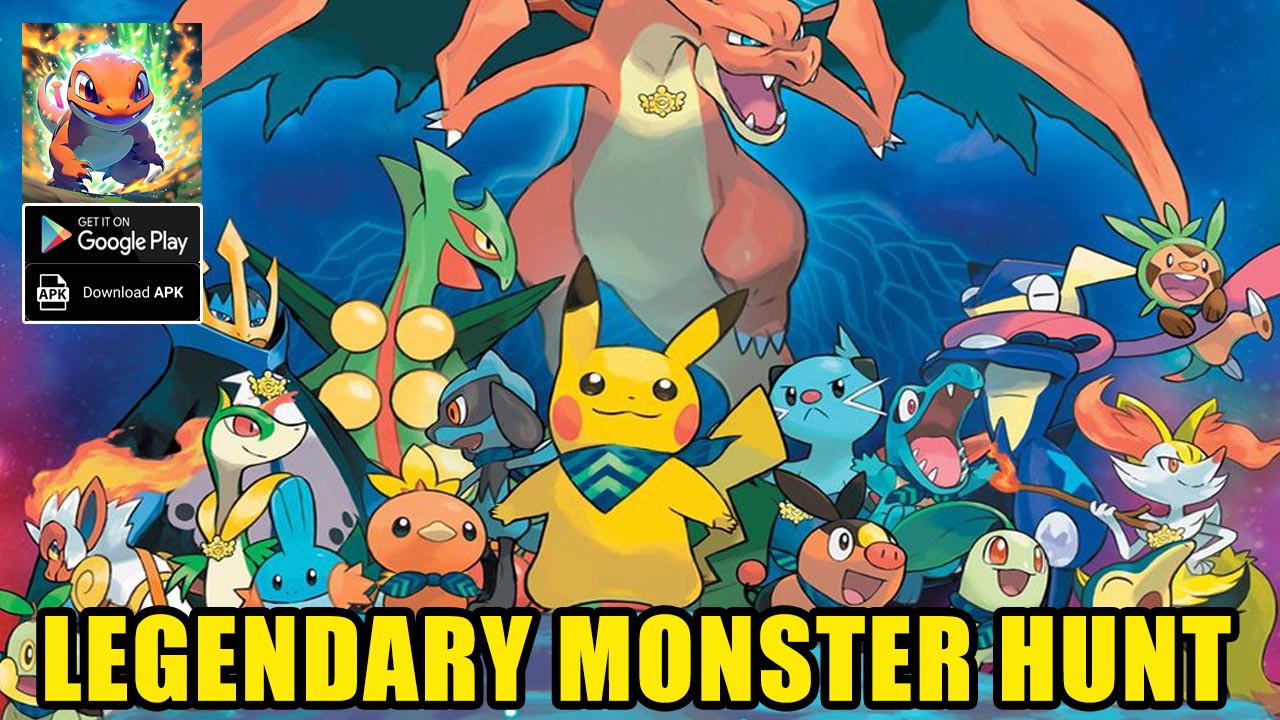 Legendary Monster Hunt Gameplay Android APK | Legendary Monster Hunt Mobile Pokemon RPG | Legendary Monster Hunt by Starslight Studio 