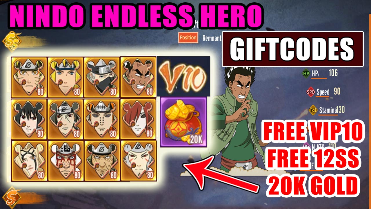 Nindo Endless Hero & 12 Giftcodes | All Redeem Codes Nindo Endless Hero - How to Redeem Code | Nindo Endless Hero by Ninbros 