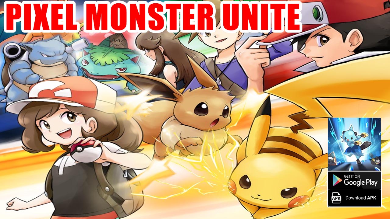 Pixel Monster Unite Gameplay Android APK | Pixel Monster Unite Mobile Pokemon RPG Game | Pixel Monster Unite by DHS Studio 
