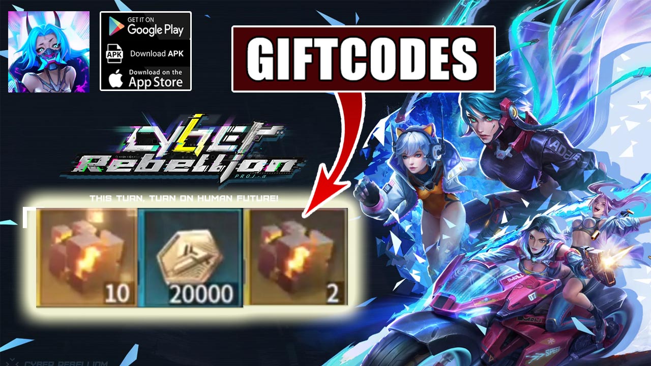 Cyber Rebellion & 2 Giftcodes | All Redeem Codes Cyber Rebellion - How to Redeem Code | Cyber Rebellion by NEOCRAFT LIMITED 