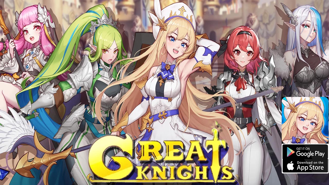 Great Knights Gameplay Android iOS Coming Soon Global | Great Knights Mobile RPG | GreatKnights by PEOPLUG INC 