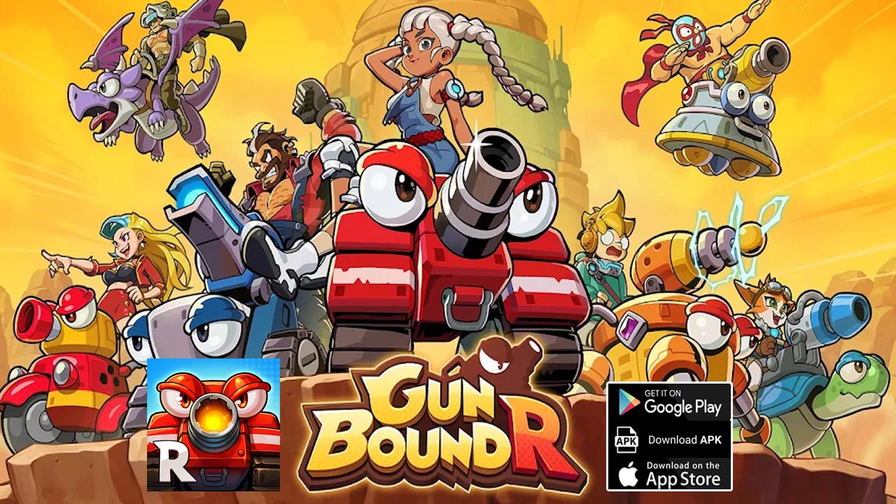 GunboundR Gameplay Android iOS APK | GunboundR Mobile Action RPG | Gunbound R by SOFTNYX 