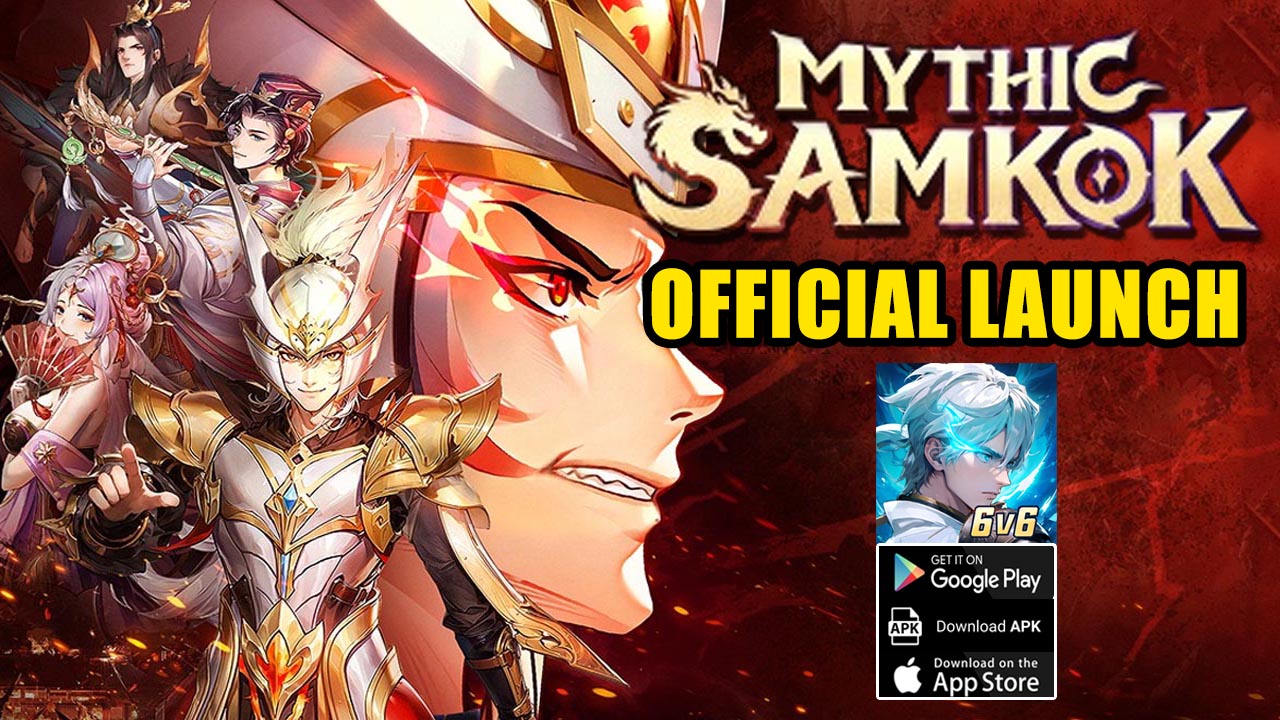Mythic Samkok Gameplay Android iOS APK Official Launch | Mythic Samkok Mobile RPG Game | Mythic Samkok: Endless 10xDraws by EskyfunUSA 
