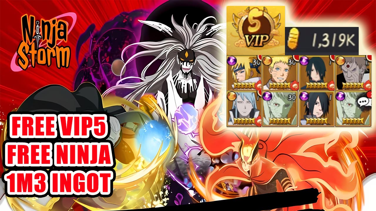 Ninja Storm English Gameplay Android APK | Ninja Storm Mobile Naruto Idle RPG Game Free VIP5 | Ninja Storm English by SenkGames 