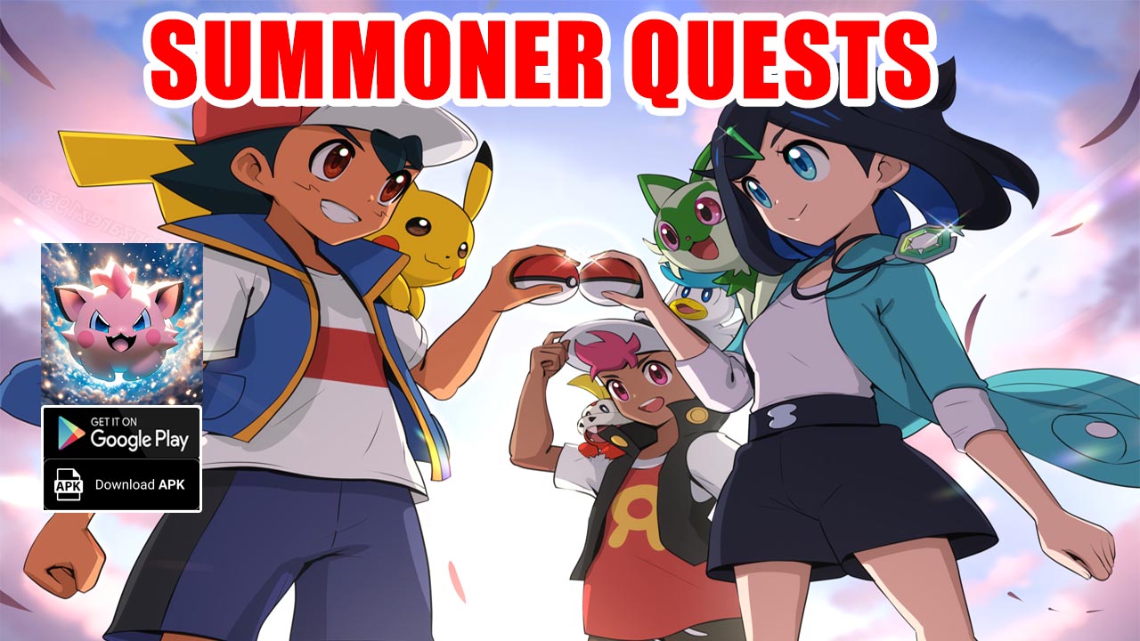 Summoner Quests Gameplay Android APK | Summoner Quests Mobile New Pokemon RPG | Summoner Quests by CLife Studio 