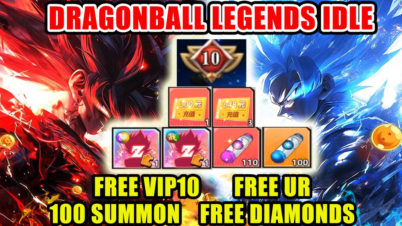 DragonBall Legends Idle Gameplay & 5 Giftcodes | DragonBall Legends Idle Mobile RPG Game 