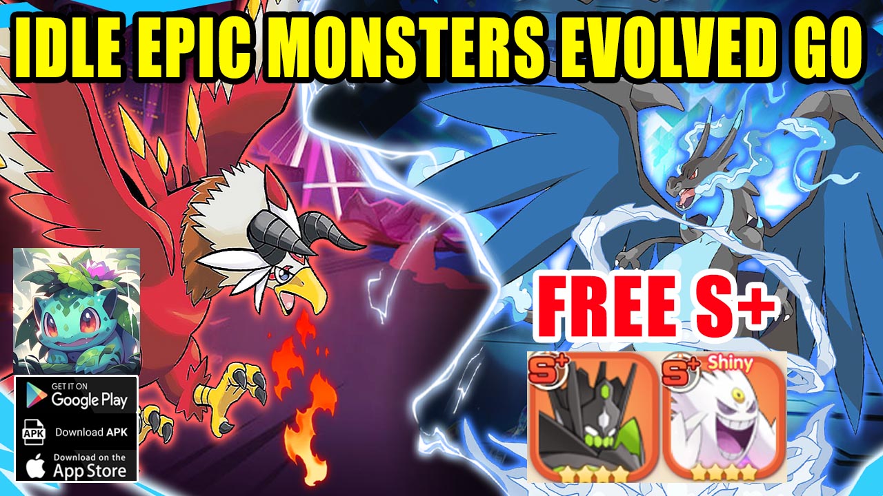 Idle Epic Monsters Evolved Go Gameplay Android iOS APK | Idle Epic Monsters Evolved Go Mobile Pokemon RPG | Idle Epic Monsters Evolved Go by Sharkplay Game 