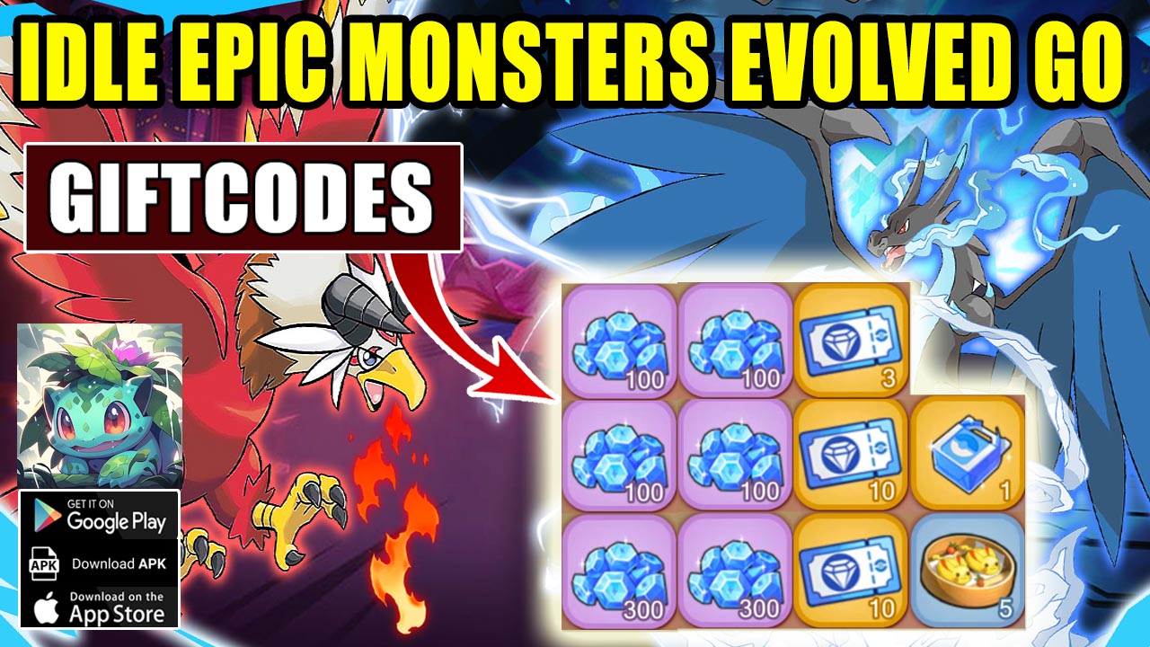 Idle Epic Monsters Evolved Go & 6 Giftcodes| All Redeem Codes Idle Epic Monsters Evolved Go - How to Redeem Code | Idle Epic Monsters Evolved Go by Sharkplay Game 