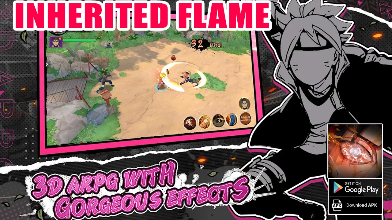 Inherited Flame Gameplay Android APK | Inherited Flame Mobile Naruto ARPG Game | Inherited Flame by Li ZiQi 