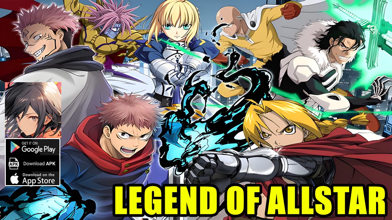 Legend Of Allstar Gameplay Android iOS APK | Legend Of Allstar Mobile Anime RPG Game | Legend Of Allstar by Oliver HA 