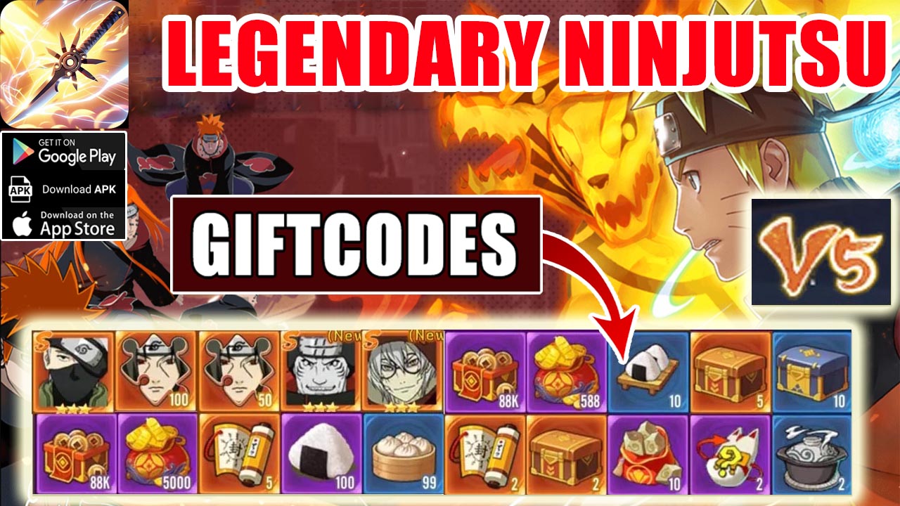 Legendary Ninjutsu & 3 Giftcodes Gameplay Android iOS APK | All Redeem Codes Legendary Ninjutsu - How to Redeem Code | Legendary Ninjutsu by OMG.Mex Studio 