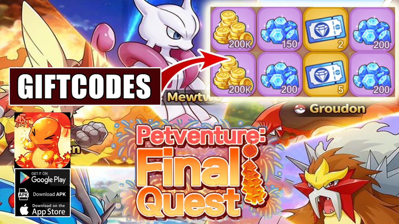 Petventure Final Quest & 4 Giftcodes | All Redeem Codes Petventure Final Quest - How to Redeem Code 