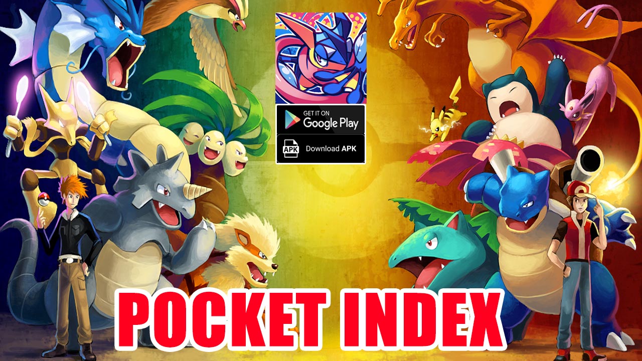 Pocket Index Gameplay Android APK | Pocket Index Mobile Idle RPG Pokemon | Pocket Index by Zion Game Team 
