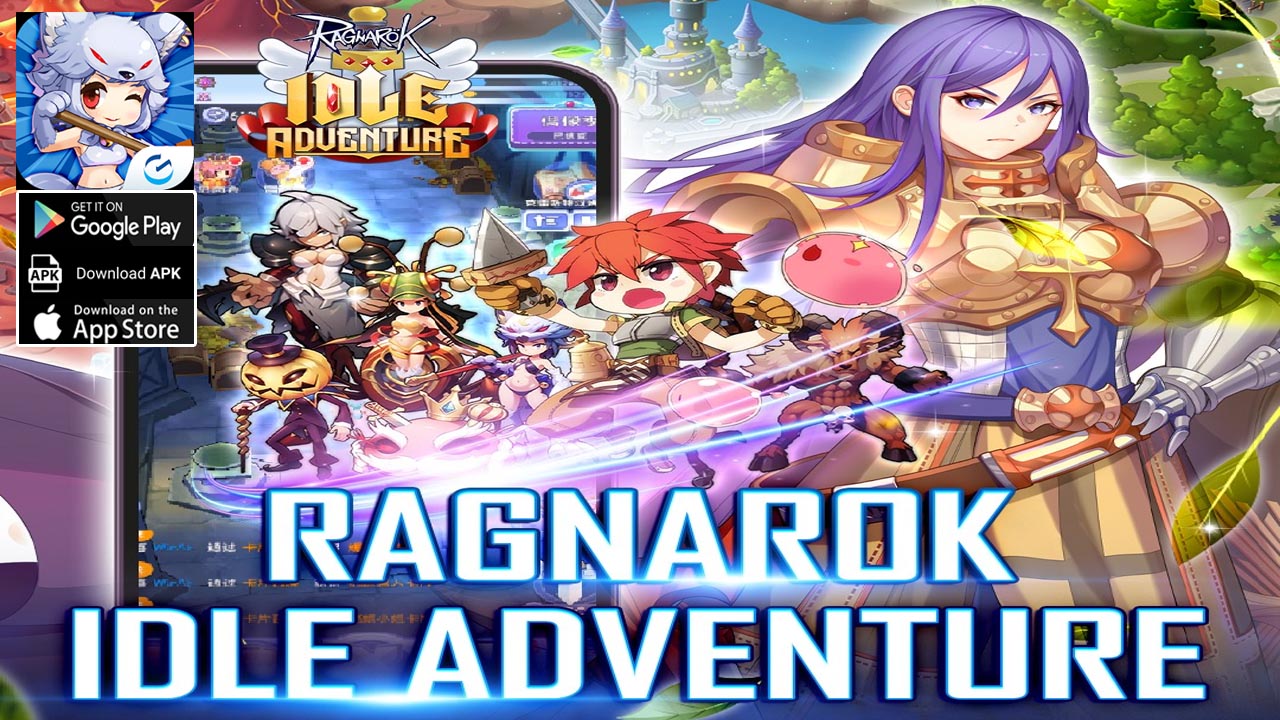 Ragnarok Idle Adventure Gameplay Android iOS APK | Ragnarok Idle Adventure Mobile RPG Game | Ragnarok Idle Adventure by Gravity Game Tech 