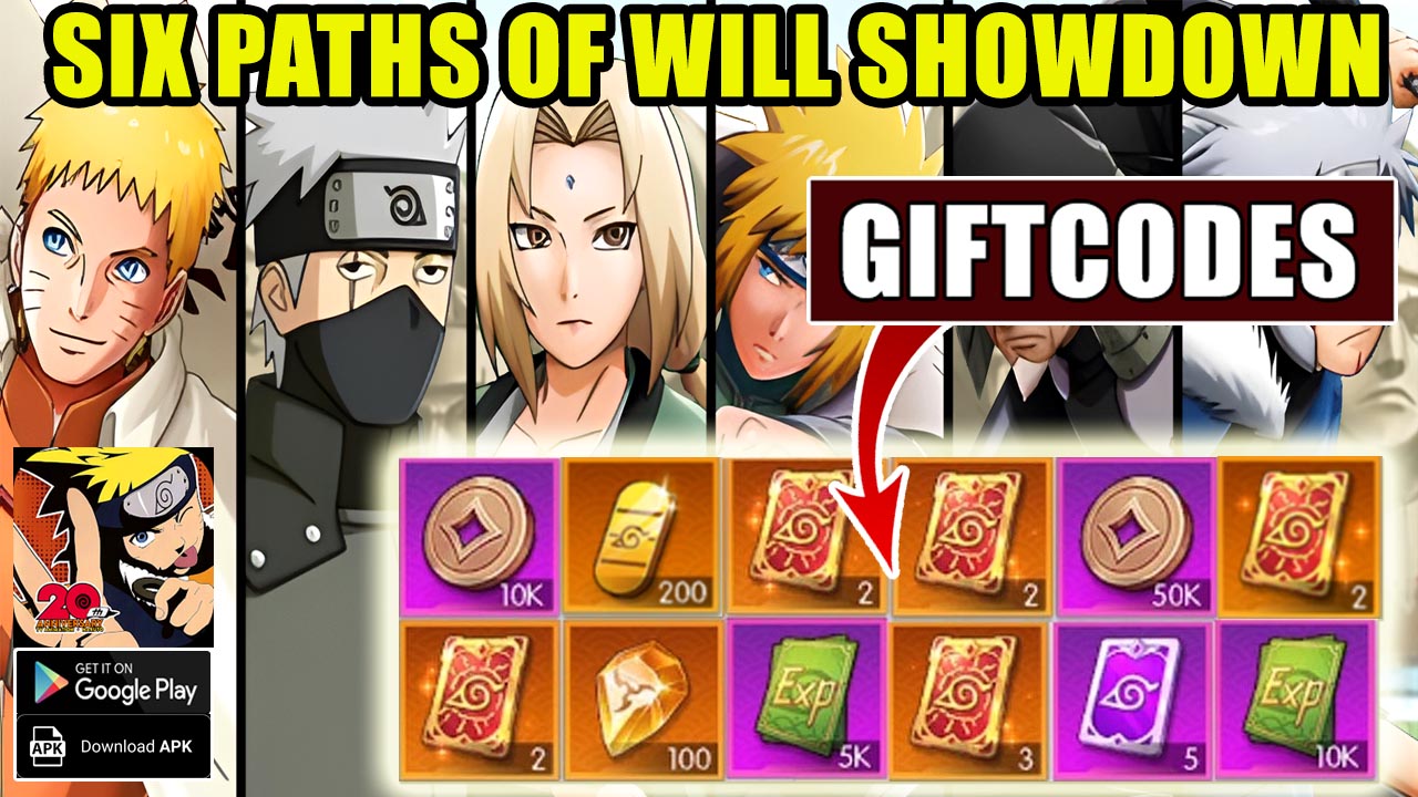 Six Paths Of Will Showdown & 5 Giftcodes | All Redeem Codes Six Paths Of Will Showdown - How to Redeem Code | Six Paths Of Will Showdown by garychan 