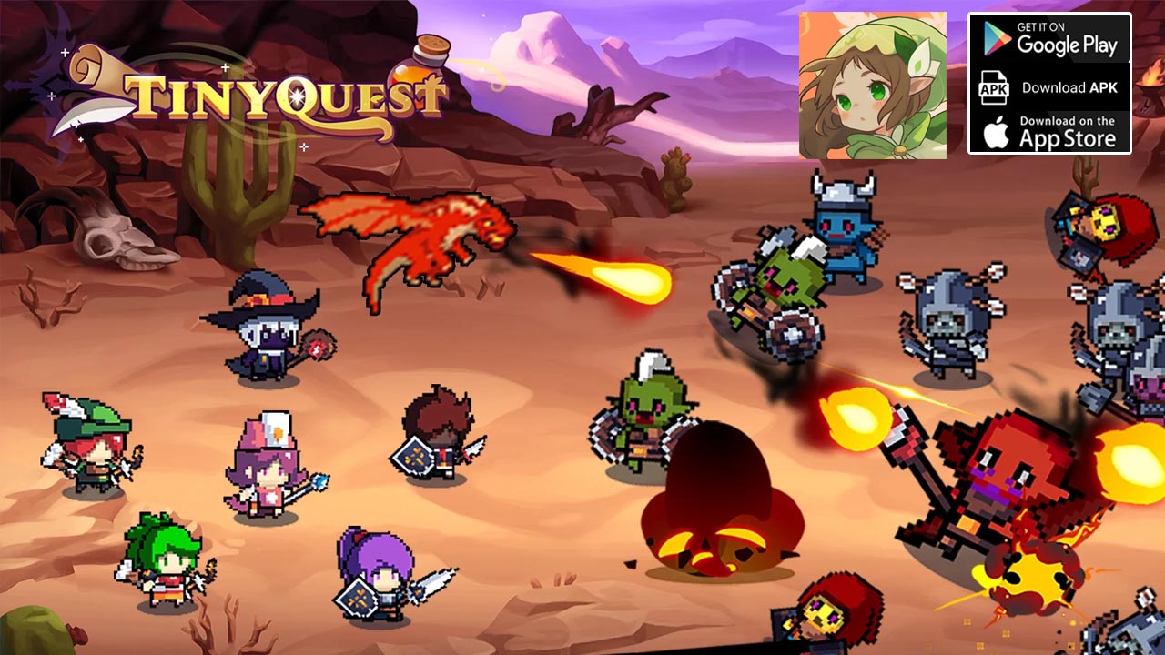 Tiny Quest Idle RPG Gameplay Android iOS APK | Tiny Quest Mobile Idle RPG Game | Tiny Quest by SUPERBOX Inc 