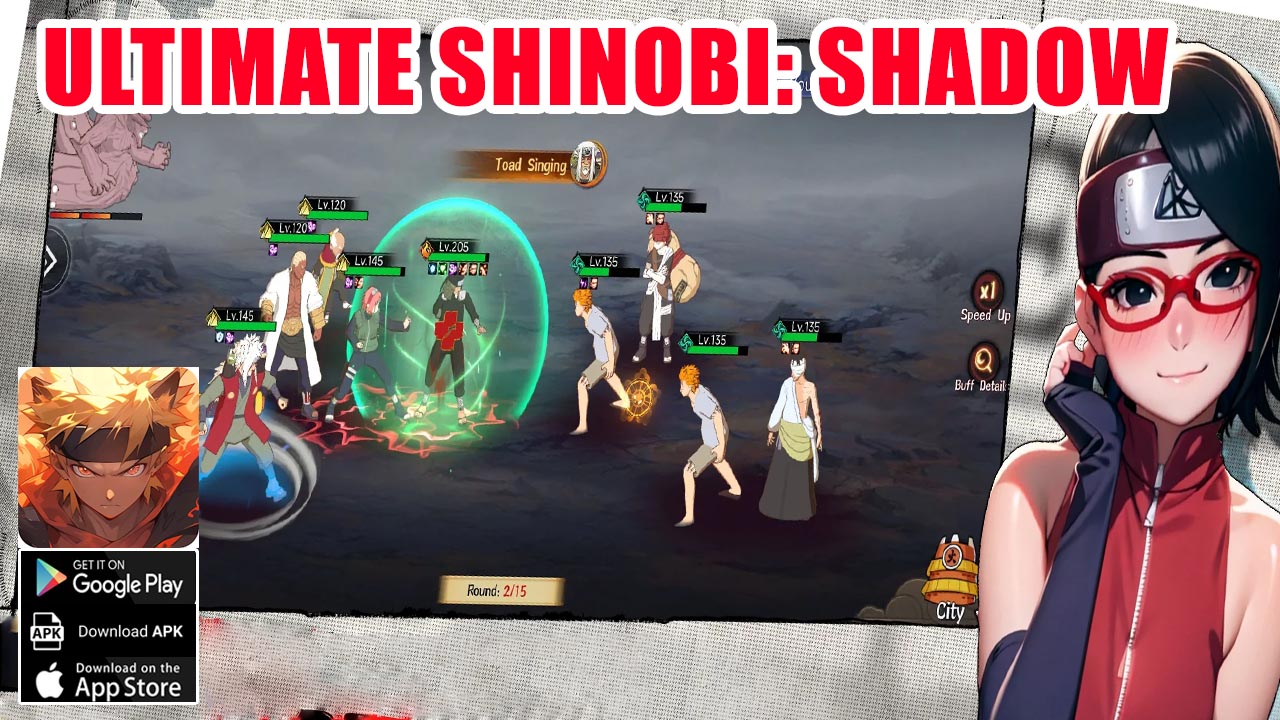 Ultimate Shinobi Shadow Gameplay Android APK | Ultimate Shinobi Shadow Mobile Naruto RPG Game | Ultimate Shinobi Shadow by Chen Xirui 
