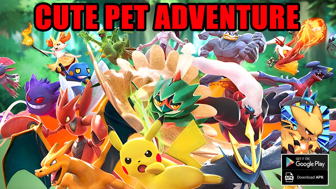 Cute Pet Adventure Gameplay Android | Cute Pet Adventure Mobile New Pokemon Idle RPG Game | Cute Pet Adventure 萌寵大冒險 by YH-GAMES 