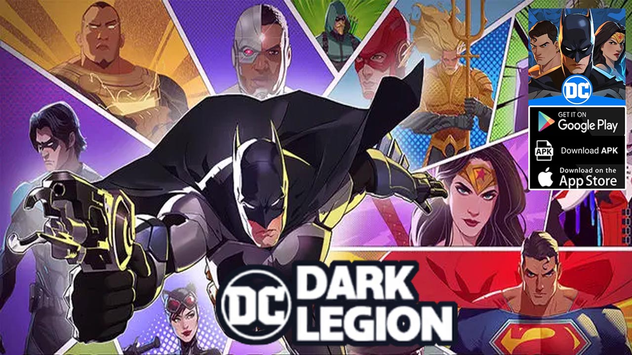 DC Dark Legion Gameplay Android iOS APK | DC Dark Legion Mobile RPG Game | DC Dark Legion by Puzala 