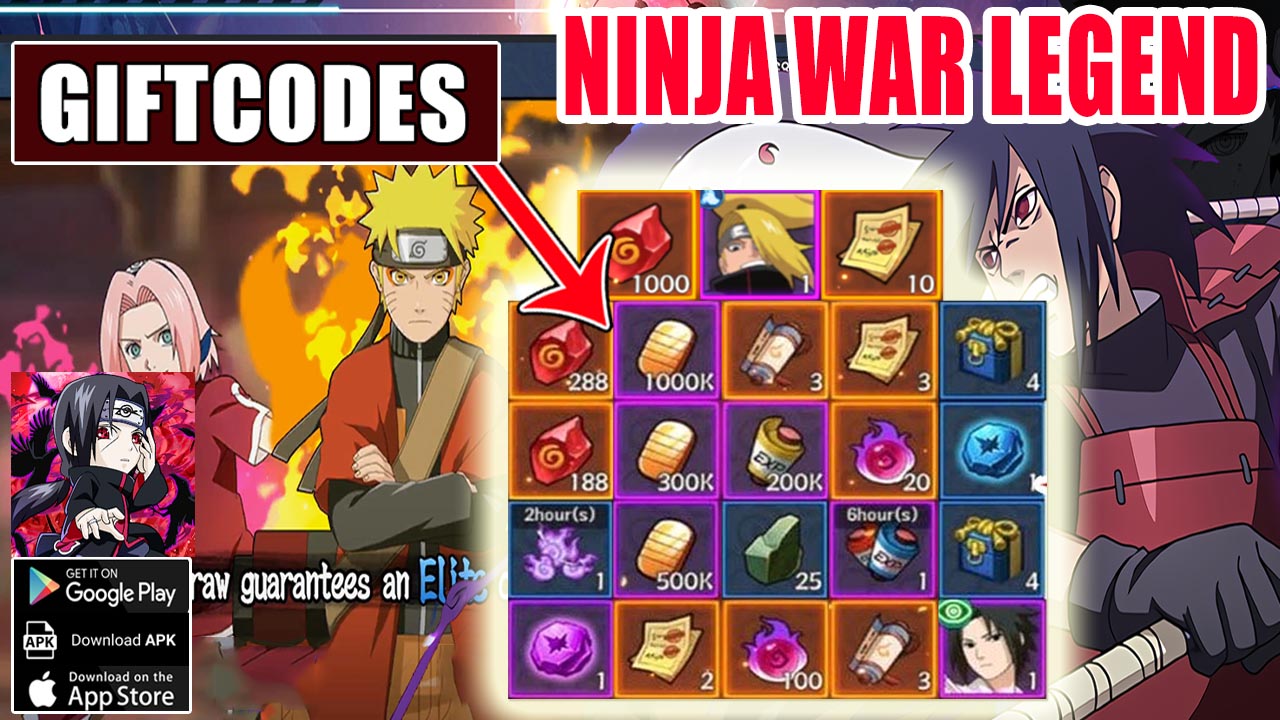 Ninja War Legend & 5 Giftcodes | All Redeem Codes Ninja War Legend - How to Redeem Code | Ninja War Legend by INDO KREAS 