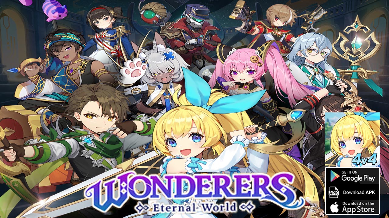 Wonderers Eternal World Gameplay Android iOS APK | Wonderers Eternal World Mobile Action RPG Game | Wonderers Eternal World by Smilegate Holdings, Inc 