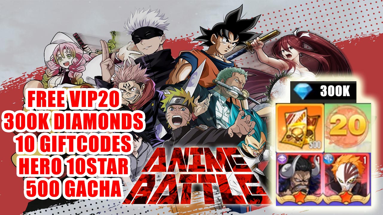 Anime Battle Vietnam Gameplay Free V20 & 10 Giftcodes & 10* Hero & Gacha & Diamonds | Anime Battle Mobile P-Server 