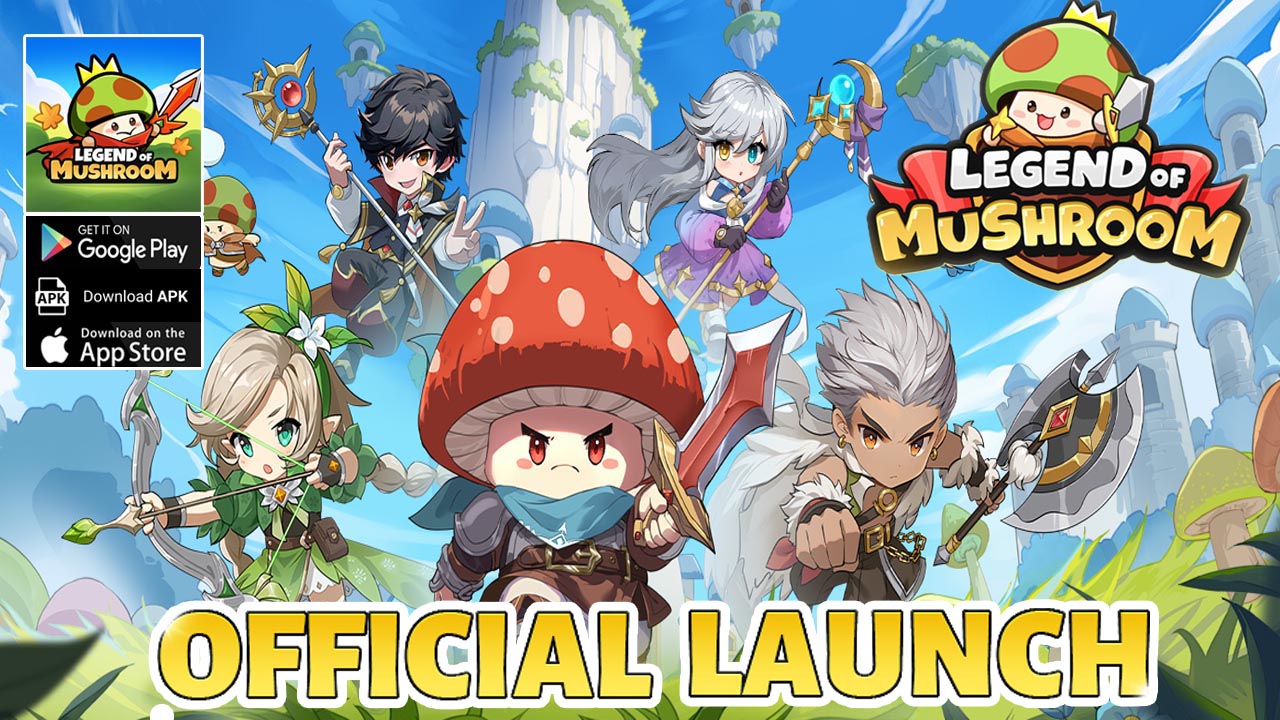 Legend Of Mushroom Gameplay Android iOS APK Official Launch | Legend Of Mushroom Mobile Idle RPG | Legend Of Mushroom by Joy Nice Games 
