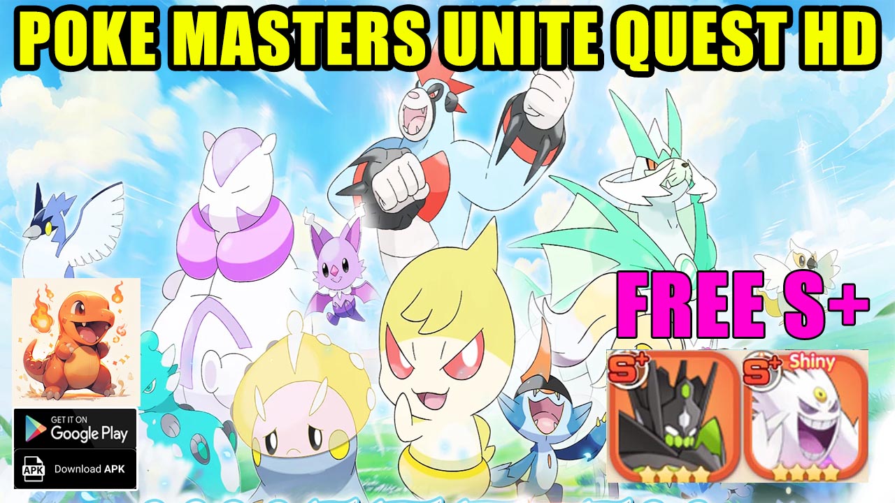 Poke Masters Unite Quest HD Gameplay Android APK | Poke Masters Unite Quest HD Mobile Pokemon RPG | Poke Masters Unite Quest HD by Unlimited Creation 