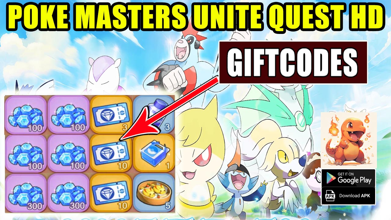 Poke Masters Unite Quest HD & 5 Giftcodes | All Redeem Codes Poke Masters Unite Quest HD - How to Redeem Code | Poke Masters Unite Quest HD by Unlimited Creation 