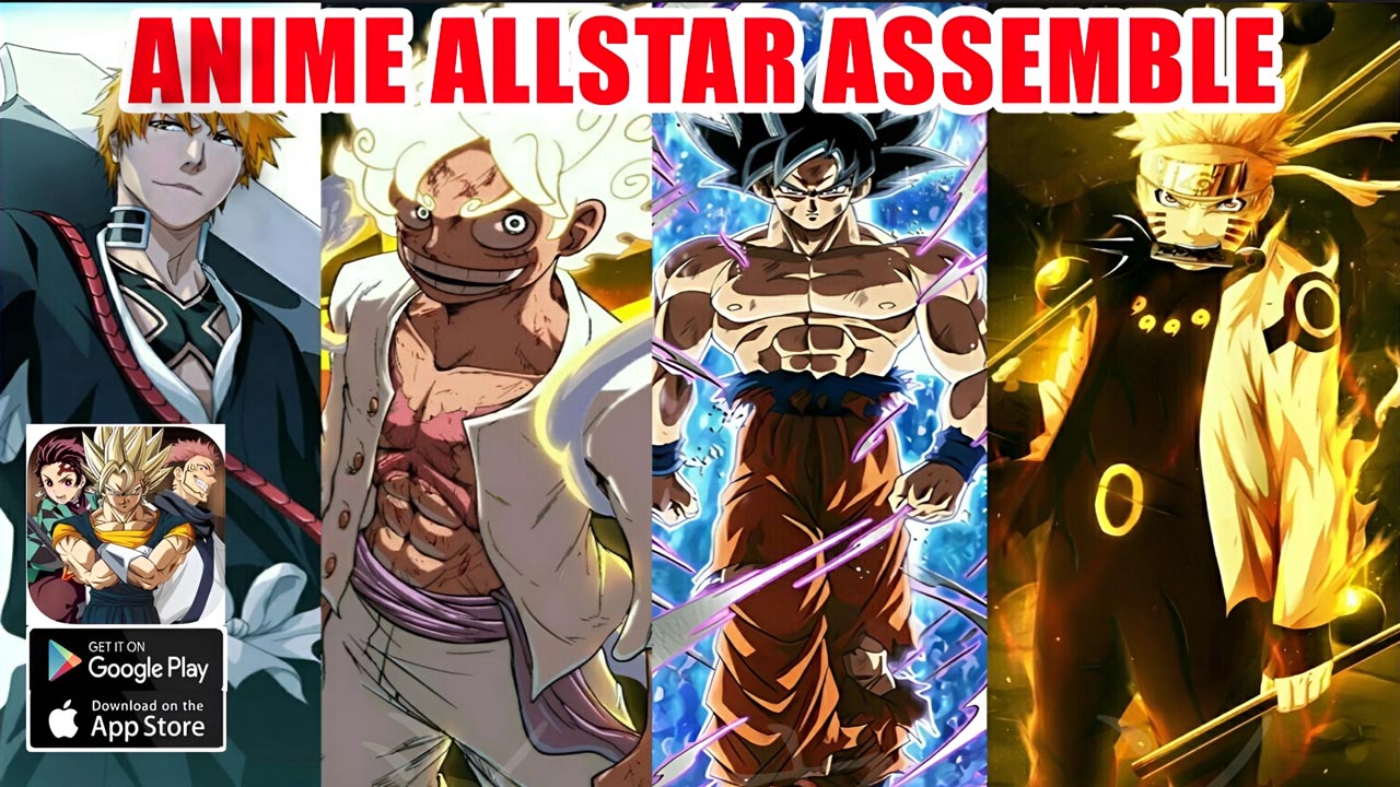 Anime Allstar Assemble Gameplay iOS Coming Soon | Anime Allstar Assemble Mobile Idle RPG Game 