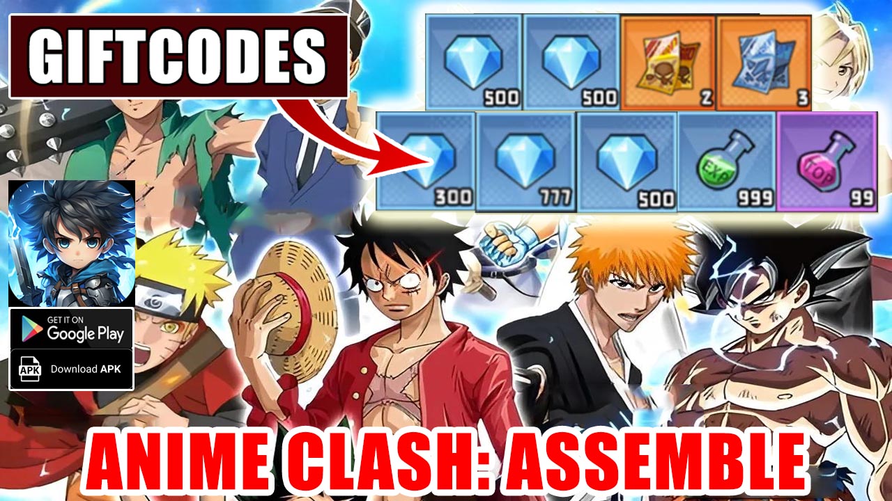 Anime Clash Assemble & 6 Giftcodes | All Redeem Codes Anime Clash Assemble - How to Redeem Code | Anime Clash Assemble by Teresa Gouveia 